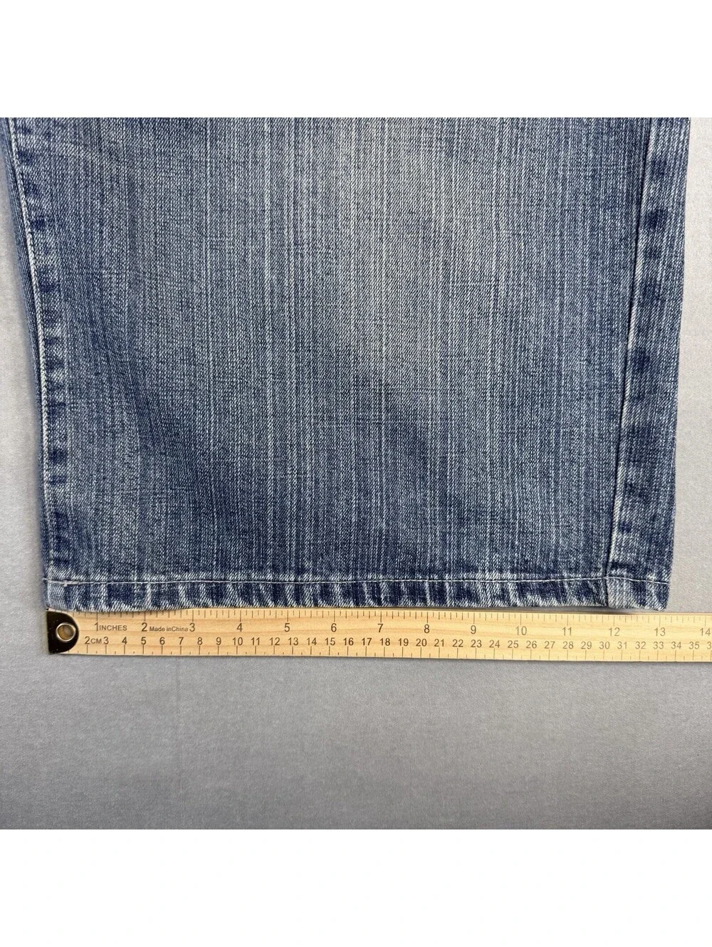 Vintage Enyce Baggy Denim Shorts Jorts Mens 36 Blue Logo Hip Hop Loose Y2K